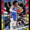 2023 24 Jalen Williams #76 Panini Donruss Holo Red and Gold Laser - front