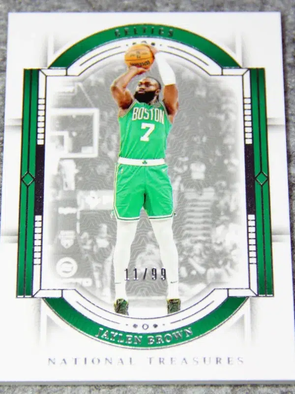 2023 24 Jaylen Brown #2 Panini National Treasures of 99 - front