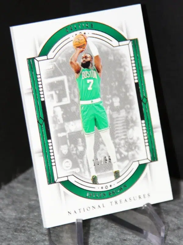 2023 24 Jaylen Brown #2 Panini National Treasures of 99 - stand