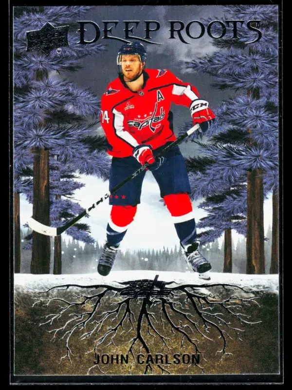 2023 24 John Carlson #DR 50 Upper Deck Series 2 Deep Roots - front