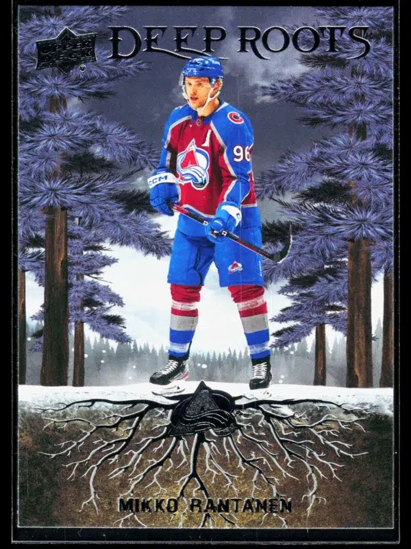 2023 24 Mikko Rantanen #DR 33 Upper Deck Series 2 Deep Roots - front