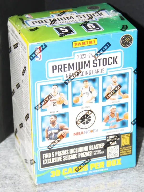 2023 24 Panini Premium Stock Basketball NBA Blaster Box - front