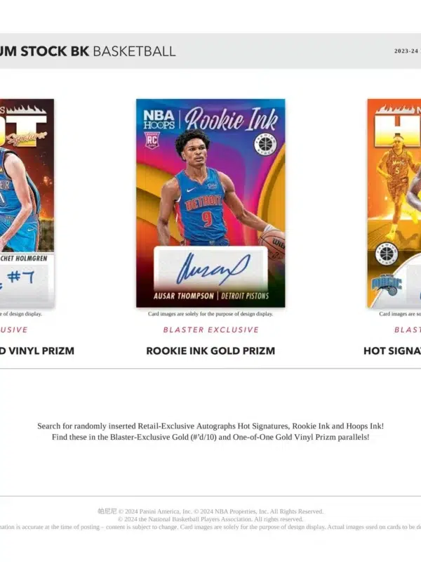 2023-24 Panini Premium Stock Basketball NBA Blaster Box