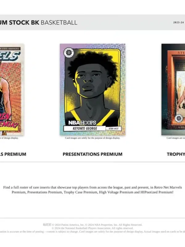 2023-24 Panini Premium Stock Basketball NBA Blaster Box