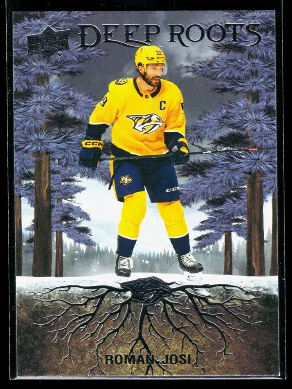 2023 24 Roman Josi #DR 19 Upper Deck Series 2 Deep Roots - front