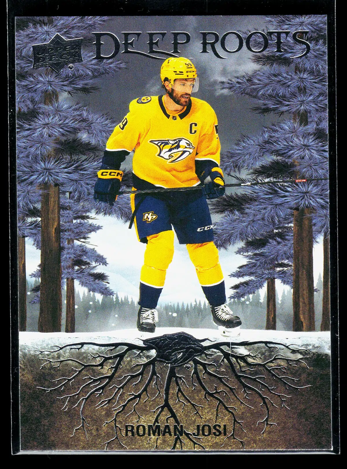 2023 24 Roman Josi #DR 19 Upper Deck Series 2 Deep Roots - front