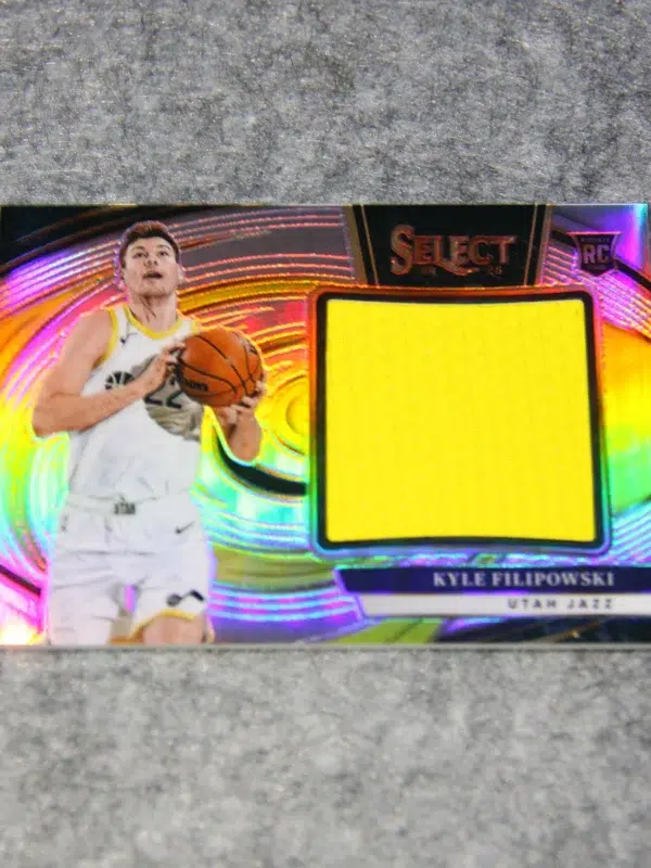 2024 25 Kyle Filipowski #JRS FIL Panini Select Jumbo Rookie Swatches - front
