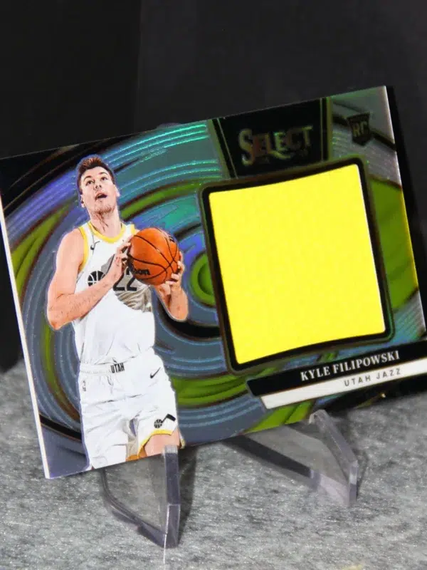2024 25 Kyle Filipowski #JRS FIL Panini Select Jumbo Rookie Swatches - stand