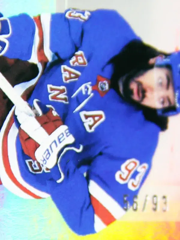 2024 25 Mika Zibanejad #110 Upper Deck SP Game Used Rainbow of 93 - detail