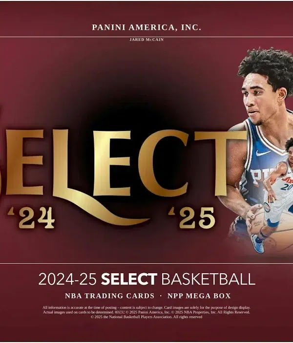 2024-25 Panini Select Basketball NBA Mega Box