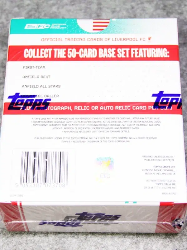 2024 25 Topps Liverpool FC Soccer Team Set - back