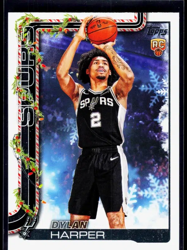 2025 26 Dylan Harper #H162 Topps Holiday - front