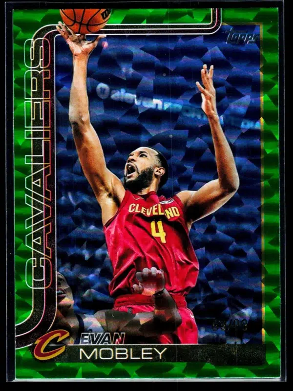 2025 26 Evan Mobley #82 Topps Basketball Green of 99 - front