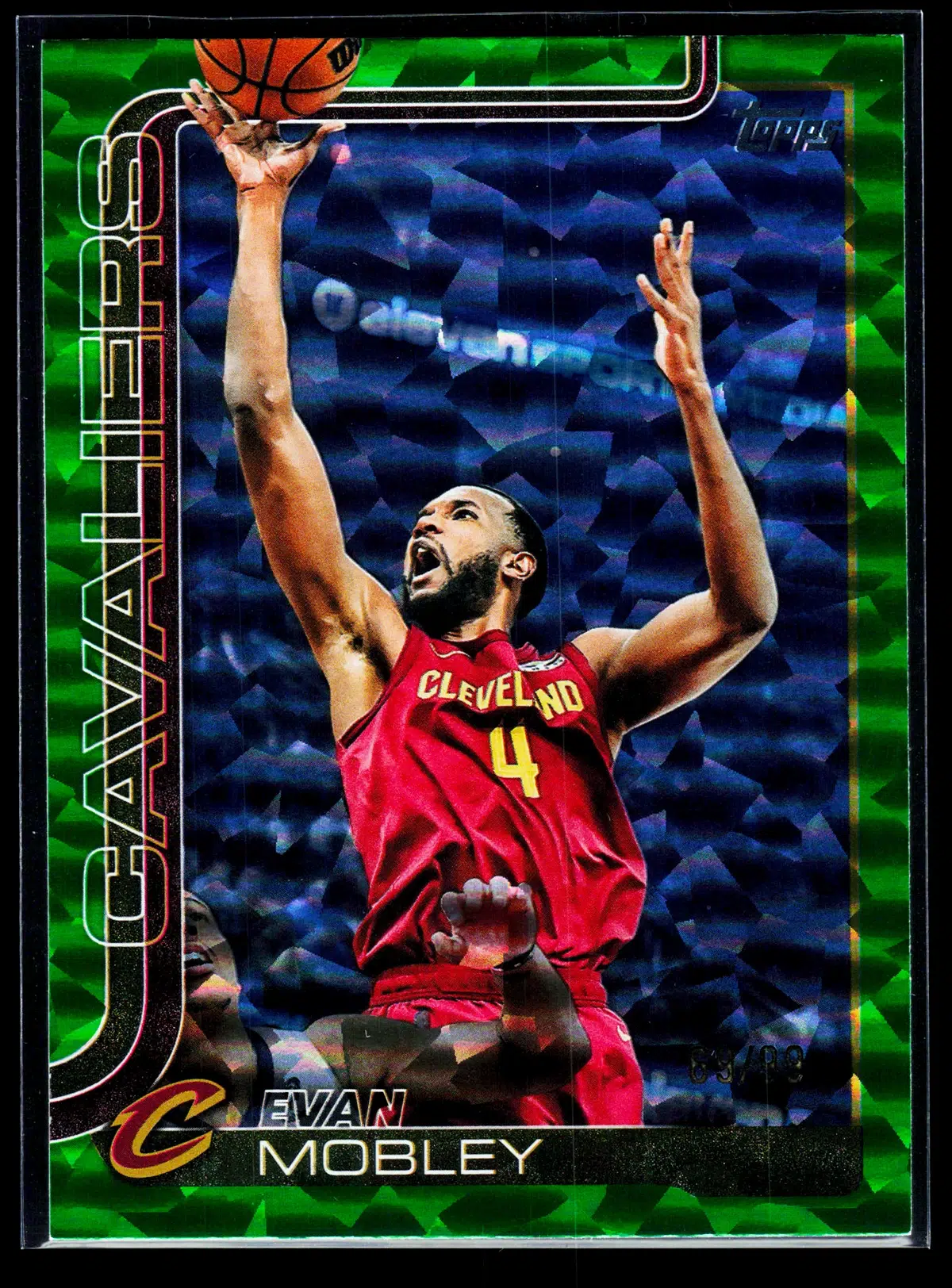 2025 26 Evan Mobley #82 Topps Basketball Green of 99 - front