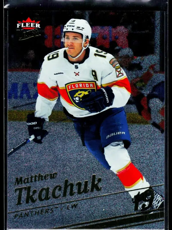 2025-26 Matthew Tkachuk #104 Upper Deck Fleer Ultra Gold Speckle