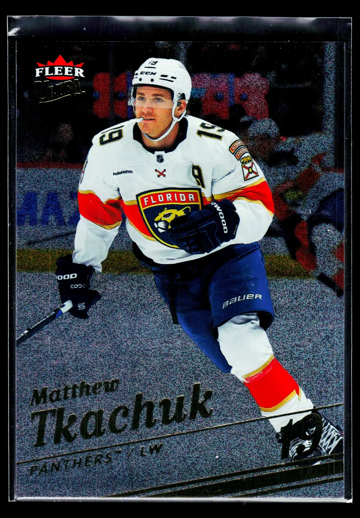 2025-26 Matthew Tkachuk #104 Upper Deck Fleer Ultra Gold Speckle