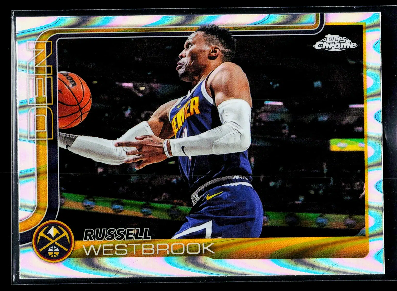 2025-26 Russell Westbrook #15 Topps Chrome Wave Refractor