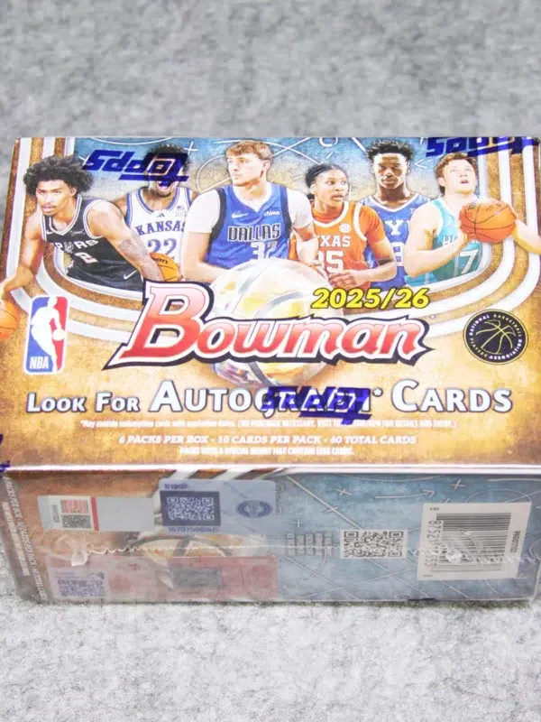 2025 26 Topps Bowman Basketball NBA Blaster Box - back