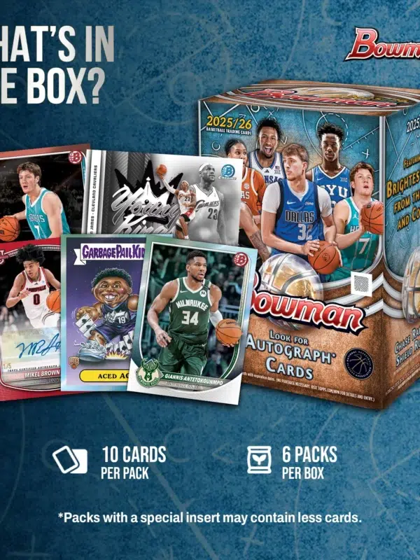 2025-26 Topps Bowman Basketball NBA Value Box
