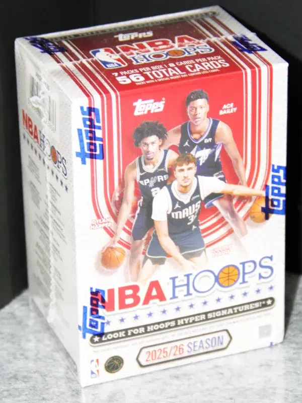 2025 26 Topps NBA Hoops Basketball Blaster Box - front