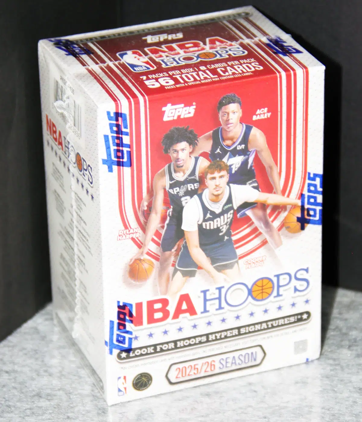 2025 26 Topps NBA Hoops Basketball Blaster Box - front