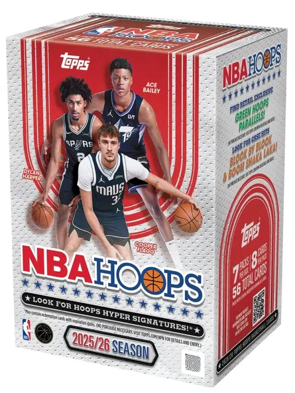 2025-26 Topps NBA Hoops Basketball Value Box