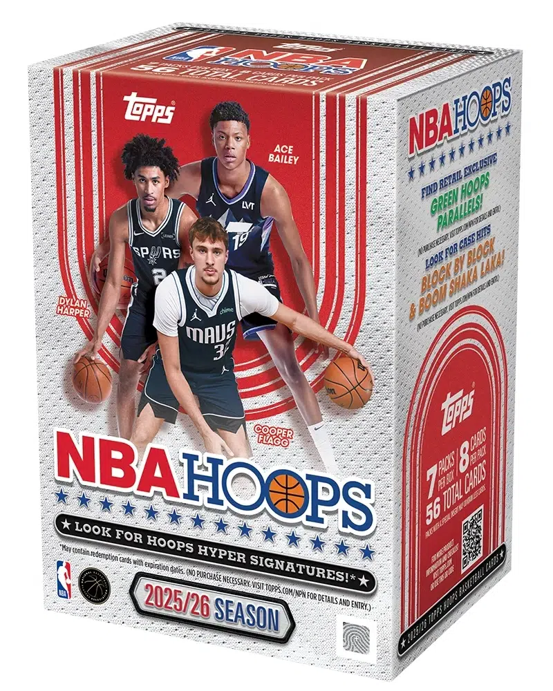 2025-26 Topps NBA Hoops Basketball Value Box