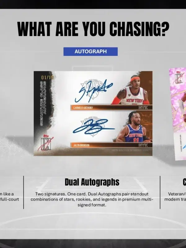 2025-26 Topps Signature Class Basketball NBA Value Box