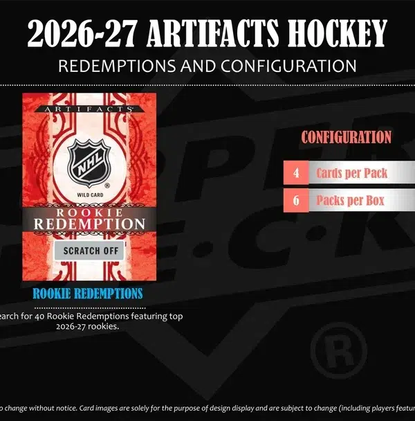 2026-27 Upper Deck Artifacts Hockey NHL Blaster Box