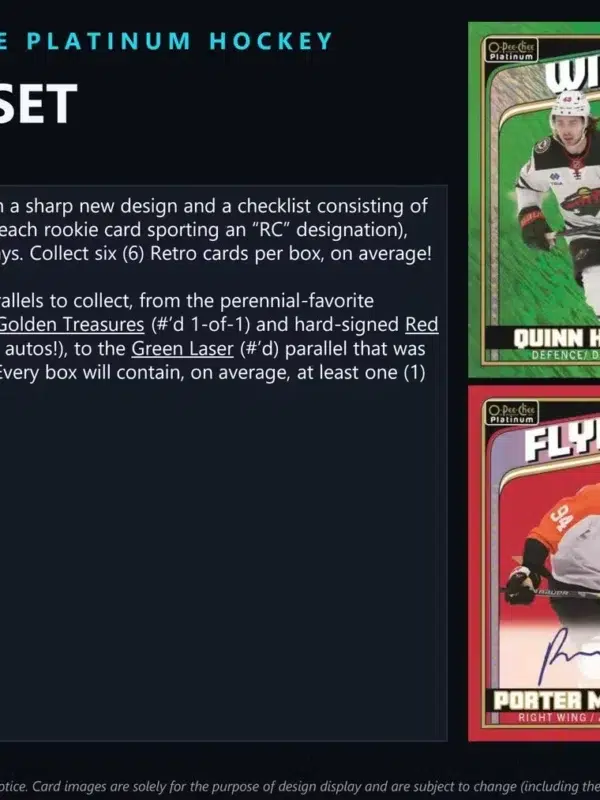 2026-27 Upper Deck O-Pee-Chee Platinum Hockey NHL Hobby Box