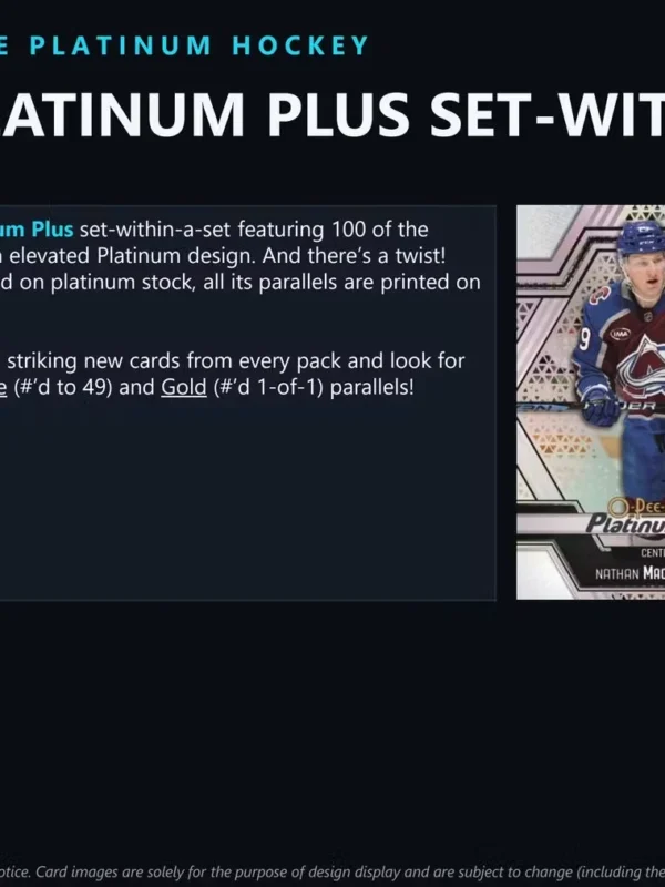 2026-27 Upper Deck O-Pee-Chee Platinum Hockey NHL Hobby Box