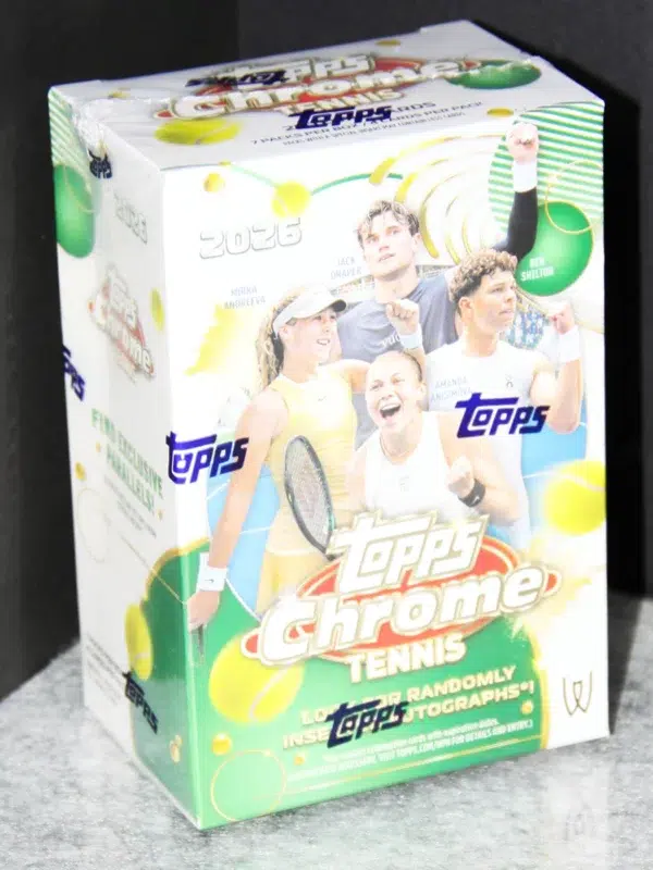 2026 Topps Chrome Tennis Value Box - front