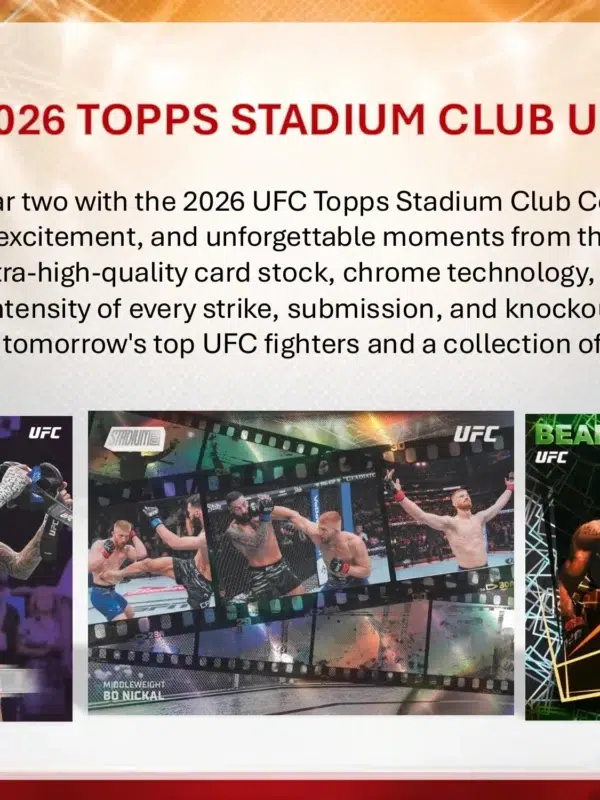 2026 Topps Stadium Club UFC Hobby Box