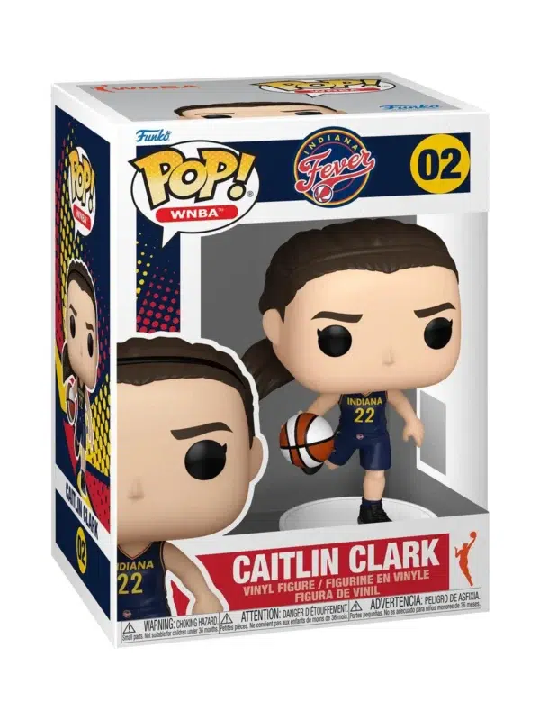 Funko POP! Caitlin Clark #02 WNBA Basketball Explorer Edition Indiana Fever - box