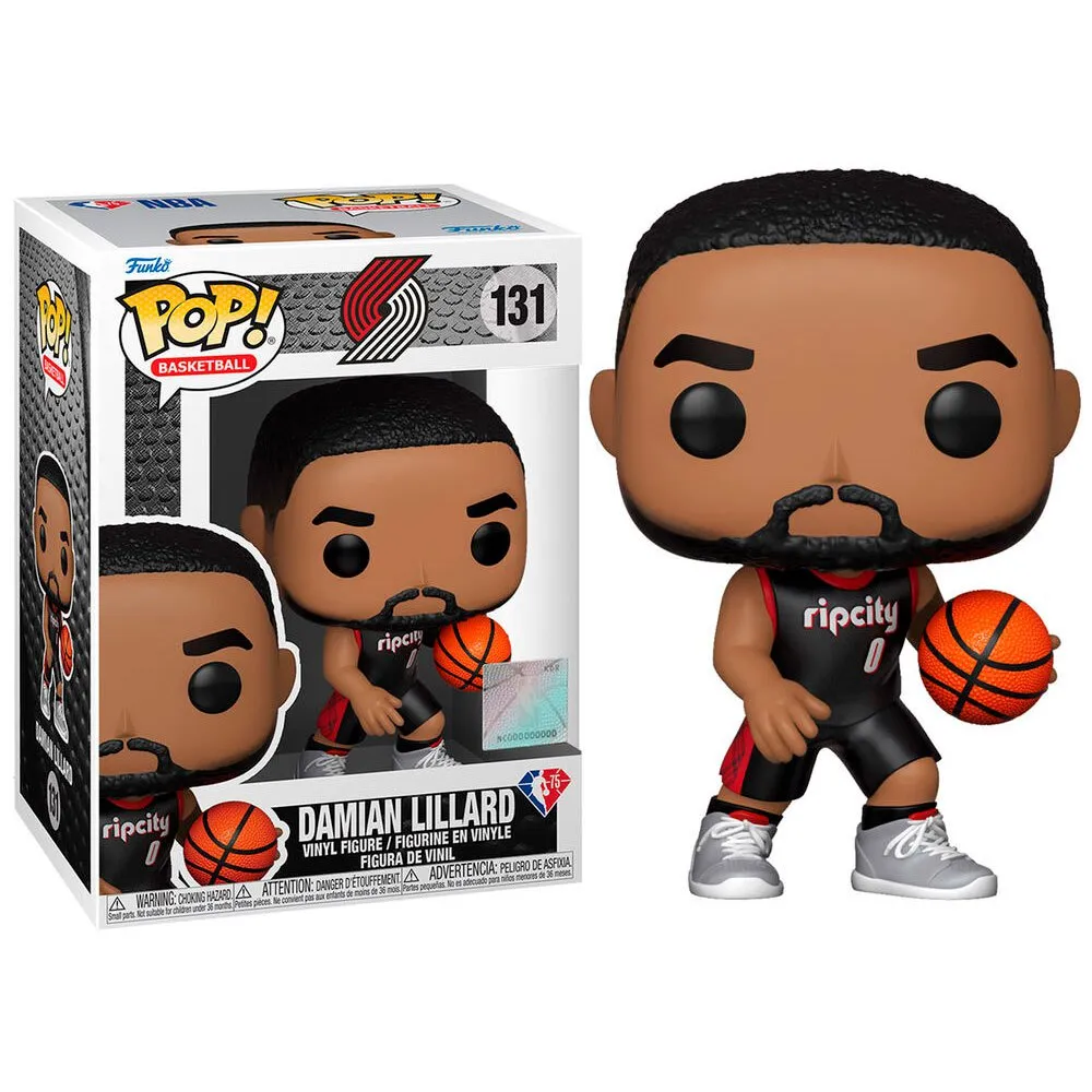 Funko POP! Damian Lillard #131 NBA Basketball City Edition Portland Trail Blazers - overview