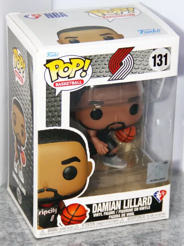 Funko POP! Damian Lillard #131 NBA Basketball City Edition Portland Trail Blazers - stand