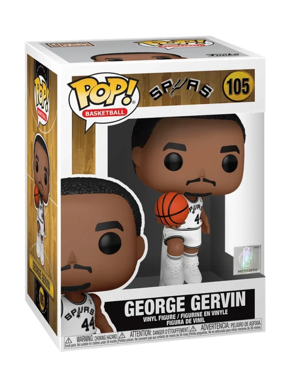 Funko POP! George Gervin #105 NBA Basketball San Antonio Spurs - box
