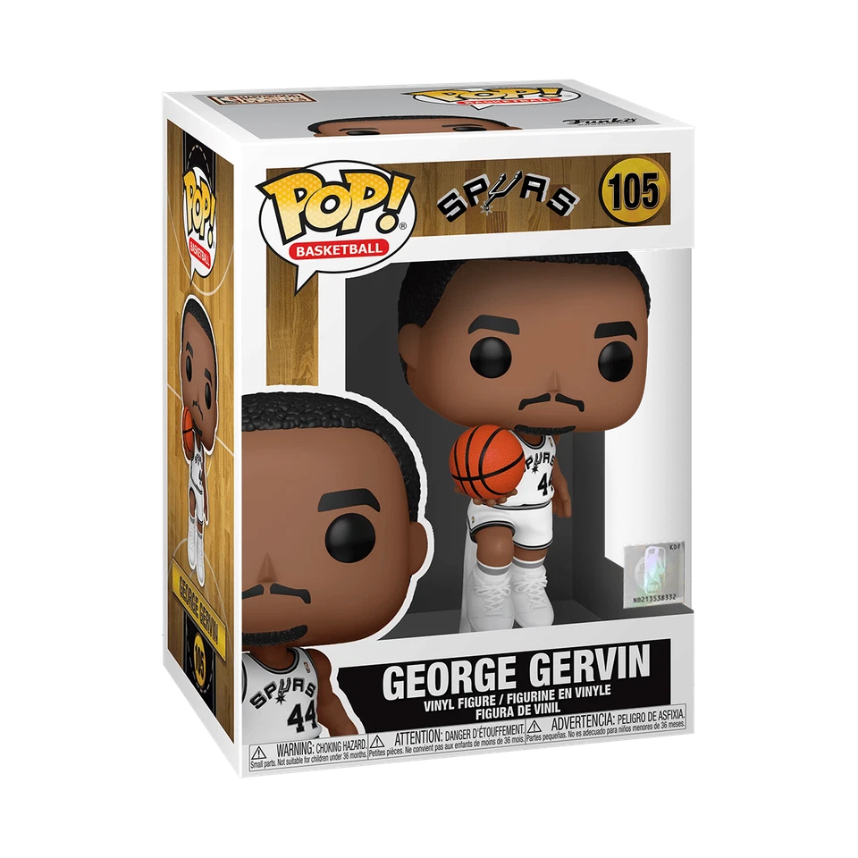 Funko POP! George Gervin #105 NBA Basketball San Antonio Spurs - box