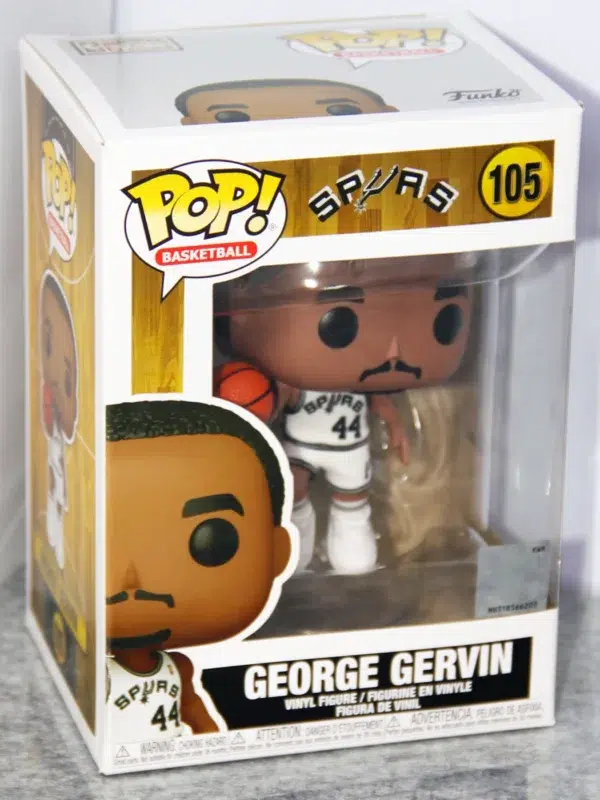 Funko POP! George Gervin #105 NBA Basketball San Antonio Spurs - stand
