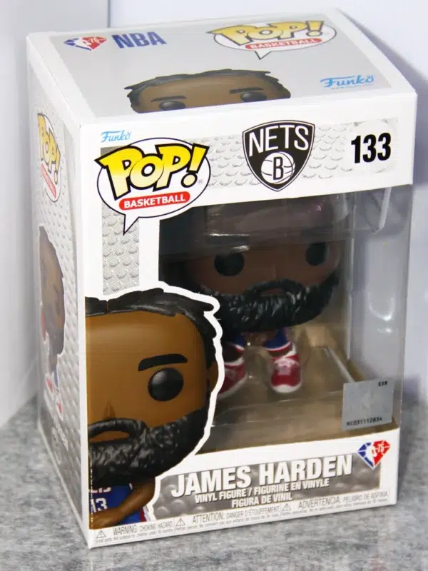 Funko POP! James Harden #133 NBA Basketball City Edition Brooklyn Nets - stand