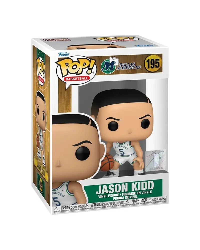 Funko POP! Jason Kidd #195 NBA Basketball Hardwood Classics Rookie Season Dallas Mavericks - box