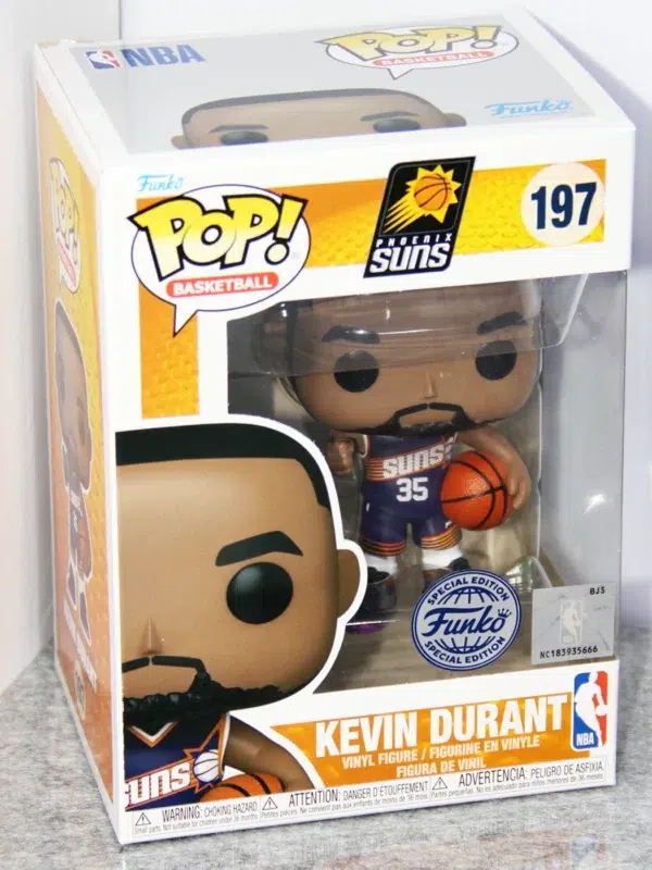 Funko POP! Kevin Durant #197 NBA Basketball Icon Edition Phoenix Suns - stand