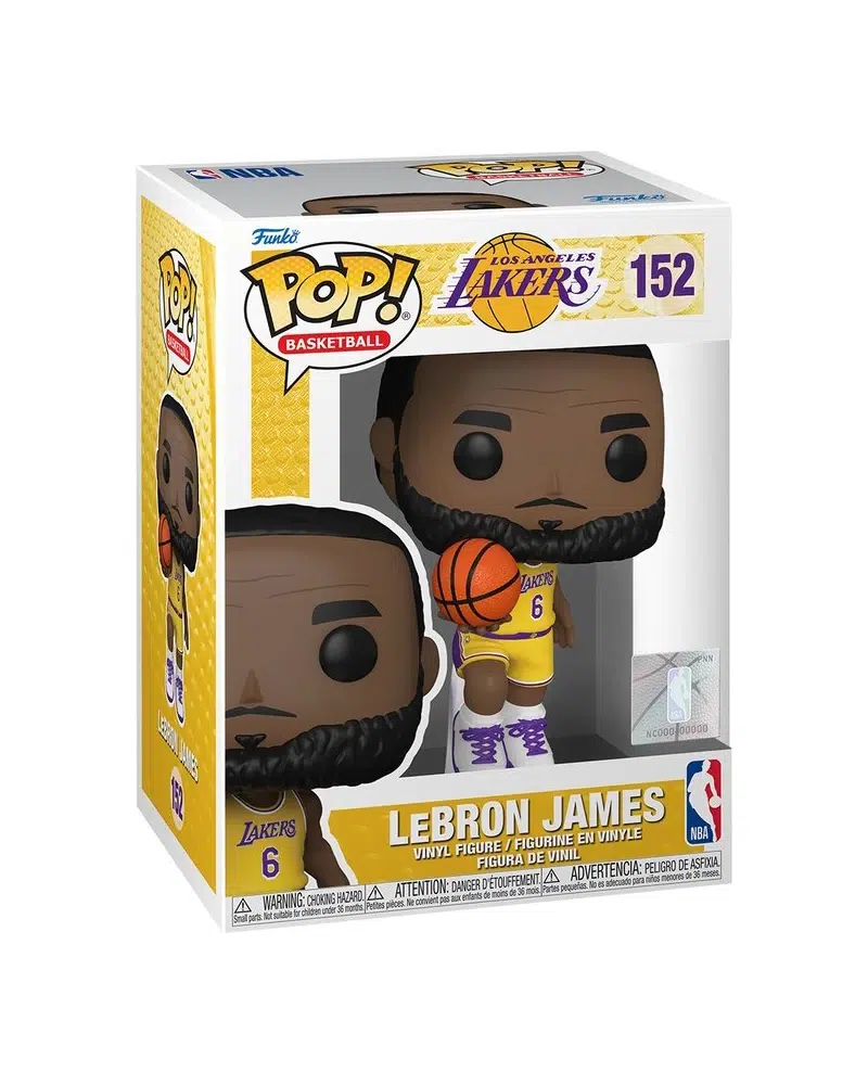 Funko POP! LeBron James #152 NBA Basketball Los Angeles Lakers - box