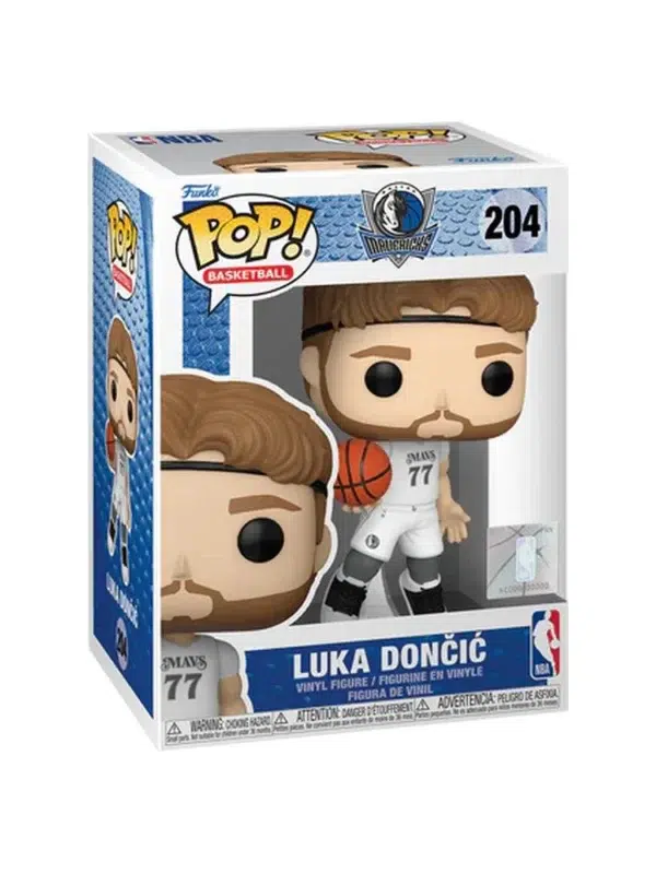 Funko POP! Luka Dončić #204 NBA Basketball 2024 City Edition Dallas Mavericks - box