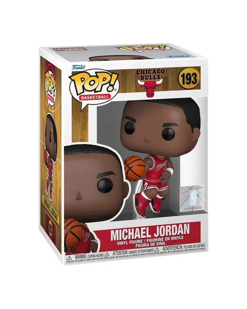 Funko POP! Michael Jordan #193 NBA Basketball Hardwood Classics Rookie Season Chicago Bulls - box