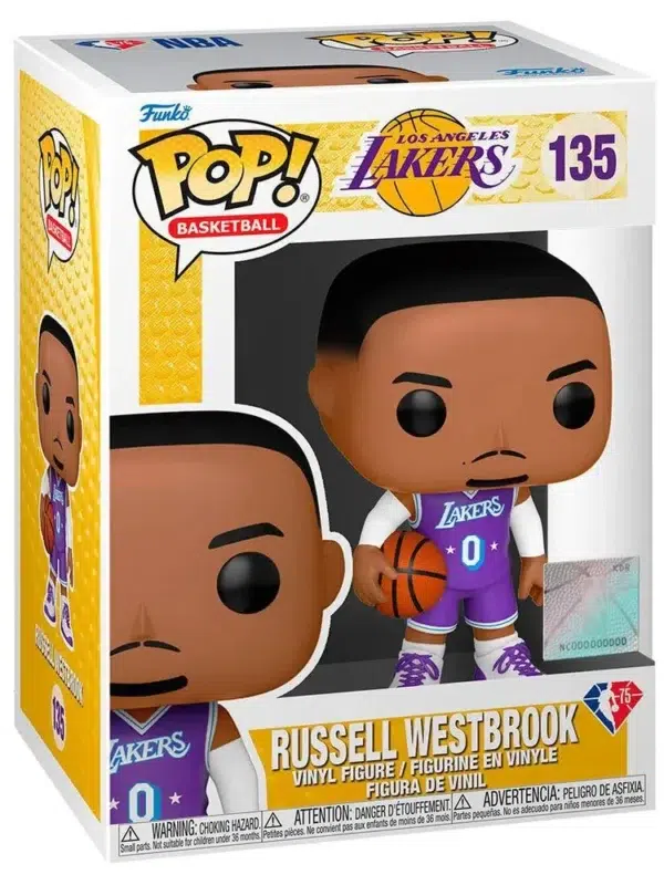 Funko POP! Russell Westbrook #135 NBA Basketball City Edition Los Angeles Lakers - box