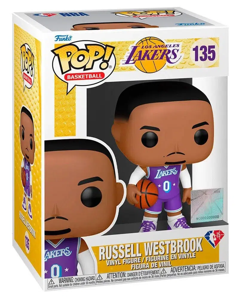 Funko POP! Russell Westbrook #135 NBA Basketball City Edition Los Angeles Lakers - box