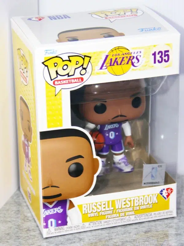 Funko POP! Russell Westbrook #135 NBA Basketball City Edition Los Angeles Lakers - stand