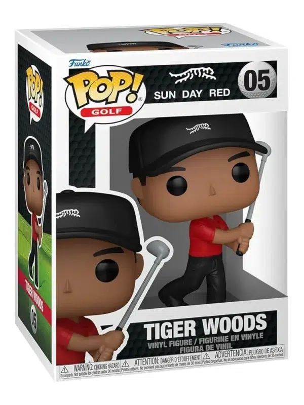 Funko POP! Tiger Woods #05 PGA Tour Golf Sun Day Red - box