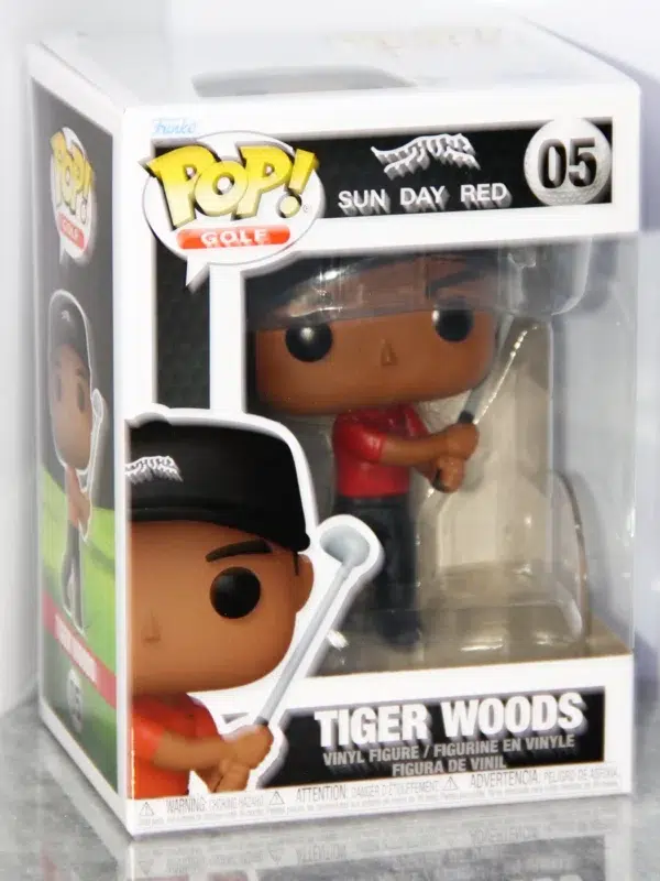 Funko POP! Tiger Woods #05 PGA Tour Golf Sun Day Red - stand